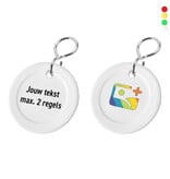 CombiCraft Kunststof sleutellabel Holly met eigen tekst en logo - per stuk