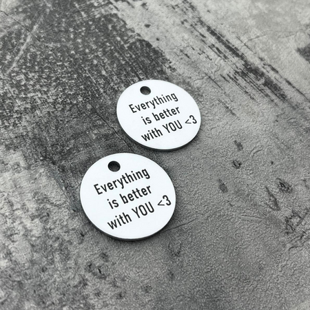 CombiCraft Aluminium sleutellabel met eigen tekst zilverkleurig - per stuk