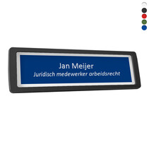 Kunststof deurbordje naam en functie