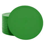 Blanco plastic munten Ø70mm - per 100 stuks