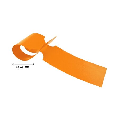 CombiCraft HDPE sleufetiketten 260x50mm met eigen ontwerp en nummering - 100 etiketten