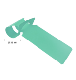 CombiCraft HDPE sleufetiketten 273,5x59mm met eigen ontwerp en nummering - 100 etiketten