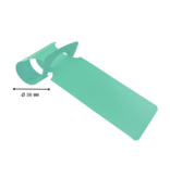 CombiCraft HDPE sleufetiketten 273,5x59mm met eigen ontwerp en nummering - 100 etiketten