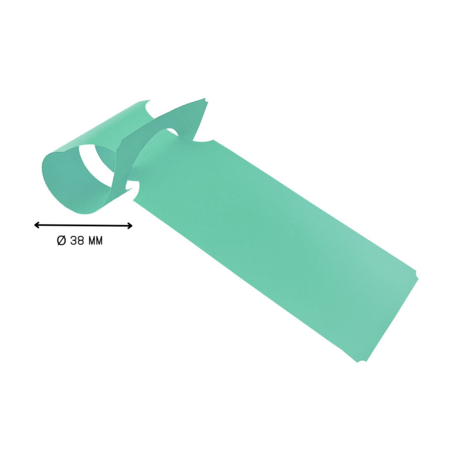 HDPE sleufetiketten 273,5x59mm met eigen ontwerp en nummering - 100 etiketten