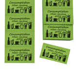 CombiCraft Consumptiebon met tekst alleen vandaag geldig op strips - per 1000 bonnen