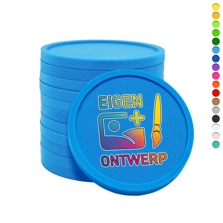 CombiCraft Plastic munten Ø29mm met jouw eigen ontwerp