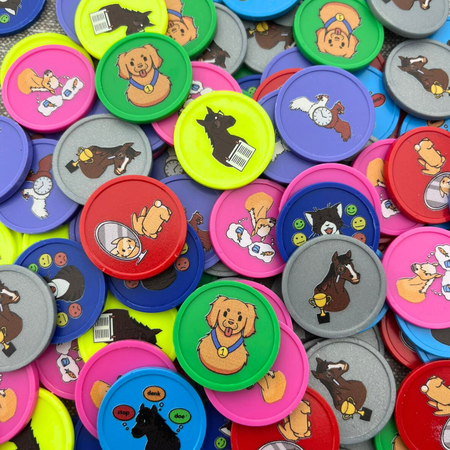 Plastic munten Ø29mm met jouw eigen ontwerp
