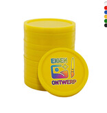 CombiCraft Kleine plastic munten Ø23mm met jouw eigen ontwerp - per 100 stuks