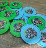 CombiCraft Plastic munten Ø35mm met jouw eigen ontwerp - per 100 stuks