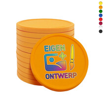 Bedrukte munten bio Ø29mm - 100 stuks