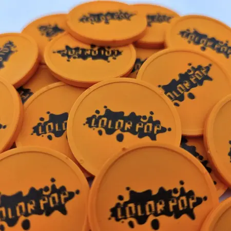 CombiCraft Biologisch afbreekbare munten Ø29mm met jouw eigen ontwerp - per 100 stuks