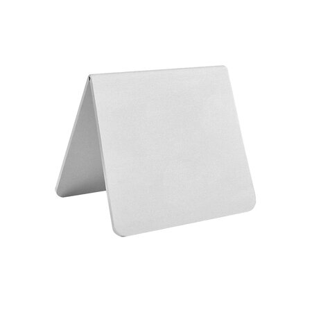 Blanco aluminium tafelbordje Otto 60x60mm - per stuk
