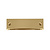 CombiCraft Blanco naamplaatje 60x20mm messing