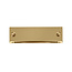 CombiCraft Blanco messing naamplaatje 60x20mm met gaten - per stuk