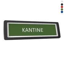 Kunststof deurbordje kantine