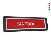 Kunststof deurbordje kantoor