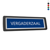 Kunststof deurbordje vergaderzaal