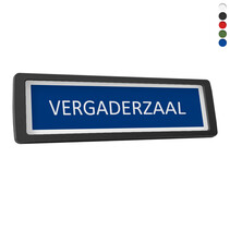 Kunststof deurbordje vergaderzaal