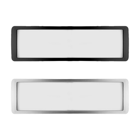 Kunststof deurbordje wachtkamer 178x50mm met tape - per stuk