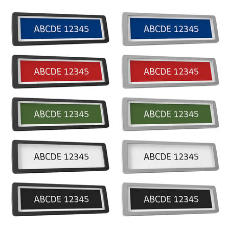 CombiCraft Kunststof deurbordje wachtkamer 178x50mm met tape - per stuk
