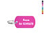 CombiCraft Aluminium ID-tag 38x22mm met tekst en telefoonnummer - per stuk