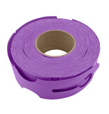 HDPE sleufetiketten 273,5x59mm met ontwerp en barcode - 100 stuks