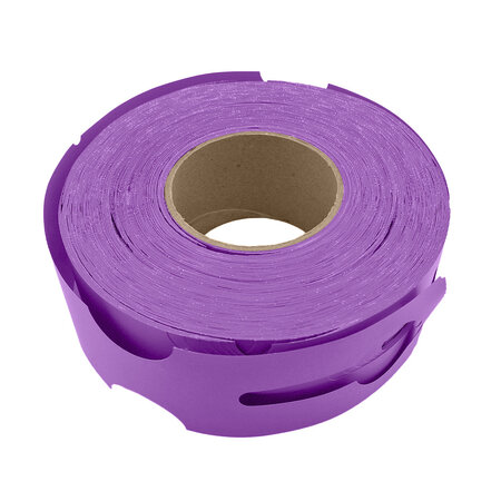 HDPE sleufetiketten 273,5x59mm met ontwerp en barcode - 100 stuks