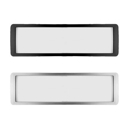 CombiCraft Blanco kunststof deurbordje 178x50mm met tape - per stuk