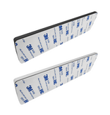 CombiCraft Blanco kunststof deurbordje 178x50mm met tape - per stuk
