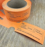 HDPE Sleufetiketten 260x50mm met eigen ontwerp - 100 etiketten
