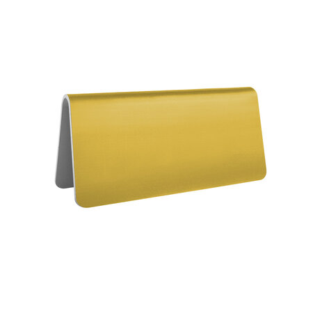 Blanco aluminium tafelbordje Elisto 100x50mm goud - per stuk