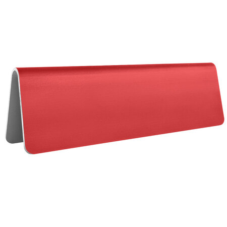 Blanco aluminium tafelbordje Elisto 160x50mm rood - per stuk