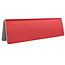 Blanco aluminium tafelbordje Elisto 160x50mm rood - per stuk