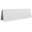 Blanco aluminium tafelbordje Elisto 160x50mm zilver - per stuk