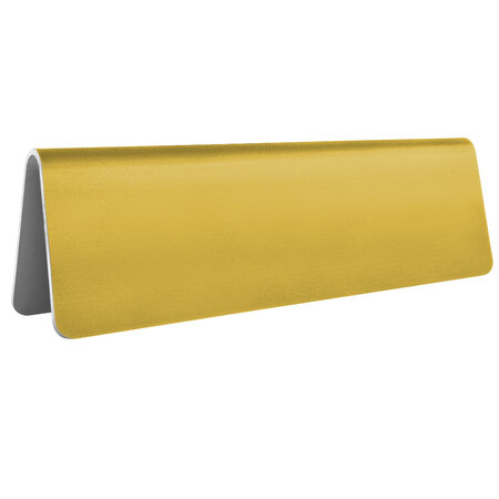 Blanco aluminium tafelbordje Elisto 160x50mm goud - per stuk