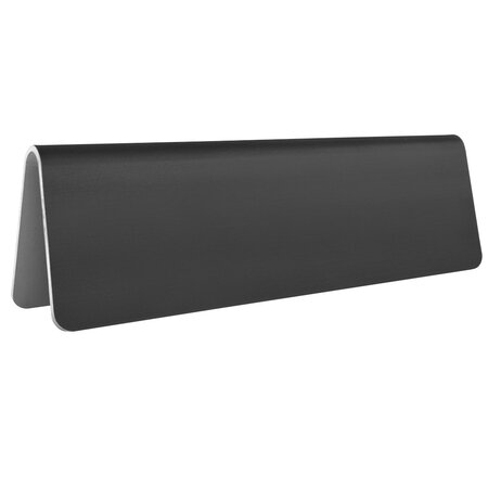 Blanco aluminium tafelbordje Elisto 160x50mm zwart - per stuk