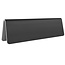 Blanco aluminium tafelbordje Elisto 160x50mm zwart - per stuk