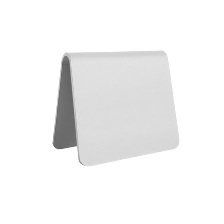CombiCraft Blanco aluminium tafelbordje Elisto 60x60mm zilver - per stuk
