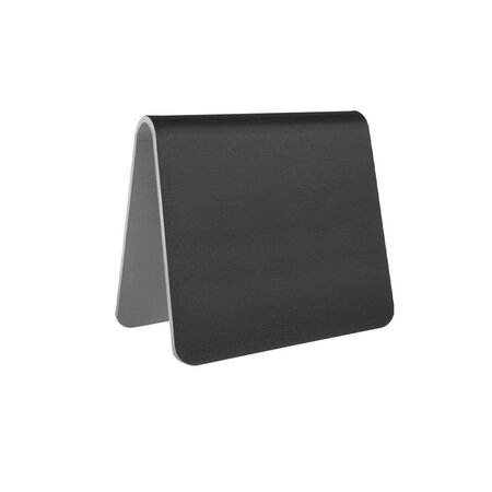 Blanco aluminium tafelbordje Elisto 60x60mm zwart - per stuk