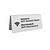 CombiCraft Aluminium wifi bordje 100x50mm Elisto zilver