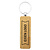 CombiCraft Houten sleutelhanger rechthoek met logo