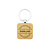 CombiCraft Houten sleutelhanger vierkant met logo