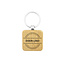 CombiCraft Houten sleutelhanger vierkant 40x40mm met logo - per stuk