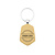 CombiCraft Houten sleutelhanger hexagon met logo