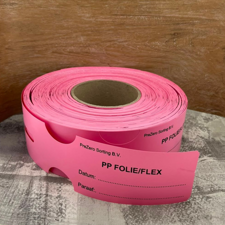 CombiCraft HDPE sleufetiketten 273.5x59mm met eigen ontwerp - 100 etiketten