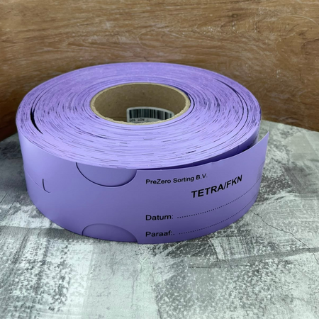 CombiCraft HDPE sleufetiketten 273.5x59mm met eigen ontwerp - 100 etiketten