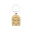 CombiCraft Houten sleutelhanger huis 35x45mm met logo - per stuk