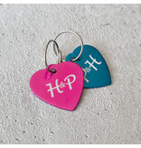 CombiCraft Aluminium sleutellabel hart 29x29mm met initialen- per 1 stuk