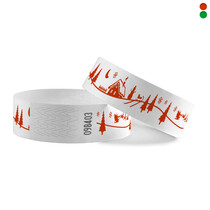 Kerst Tyrex polsbandjes - 100 stuks