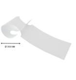 Blanco sleufetiketten 297x48mm met metaaldetectie op rol - per 500 etiketten